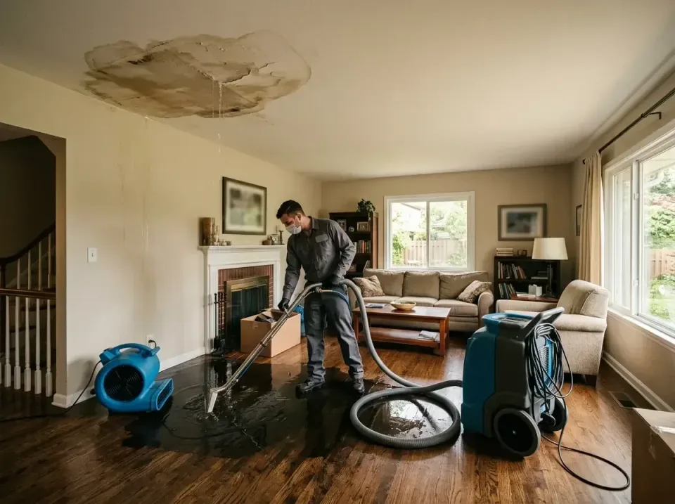 attic-pipe-burst-ceiling-drip-008 — frequently asked questions, Water Damage Restoration & Carpet Care in Lyons, KS